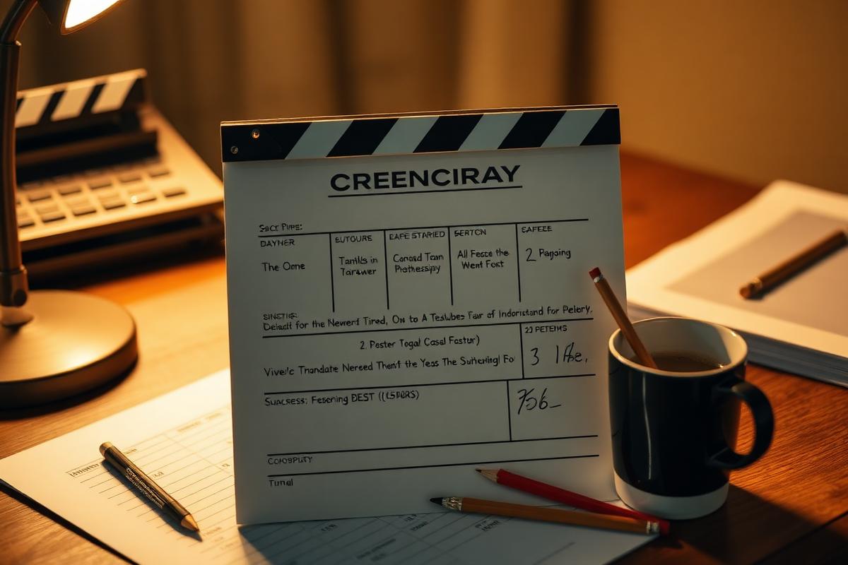 How to write a screenplay